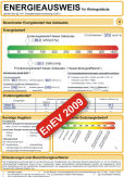 Energieausweis der EnEV 2009